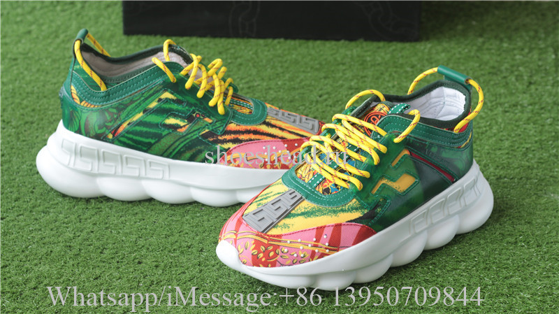 green versace shoes