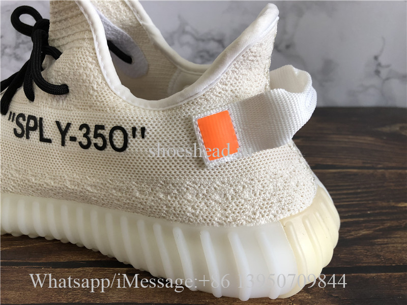 Off-white x adidas yeezy boost 350 v2 'cream white' on sale