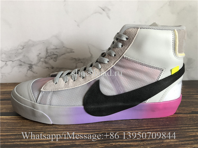 nike off white blazer rainbow