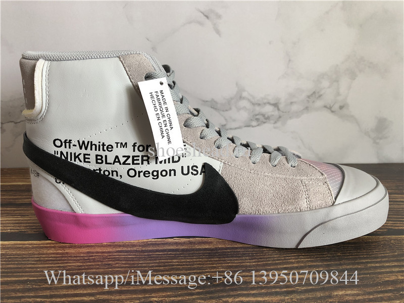 nike off white blazer rainbow