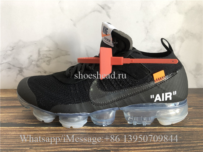 Nike Air Vapormax 2018 FK Off White Black White Clear