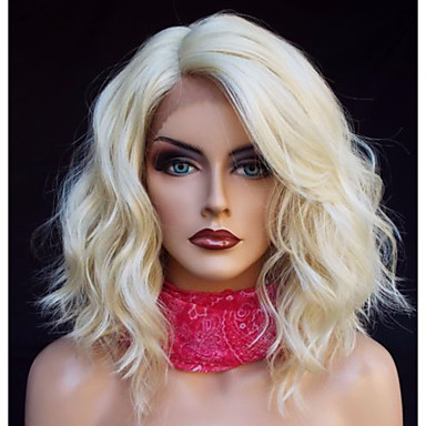 Us 46 39 Natural Hairline Blonde Wig Women S Short Medium