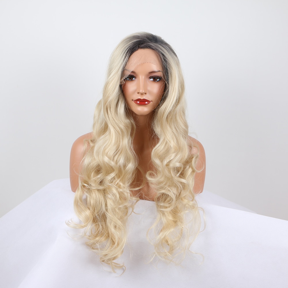 Fantasy Beauty Ombre 613 Blonde Body Wave Synthetic Lace Front
