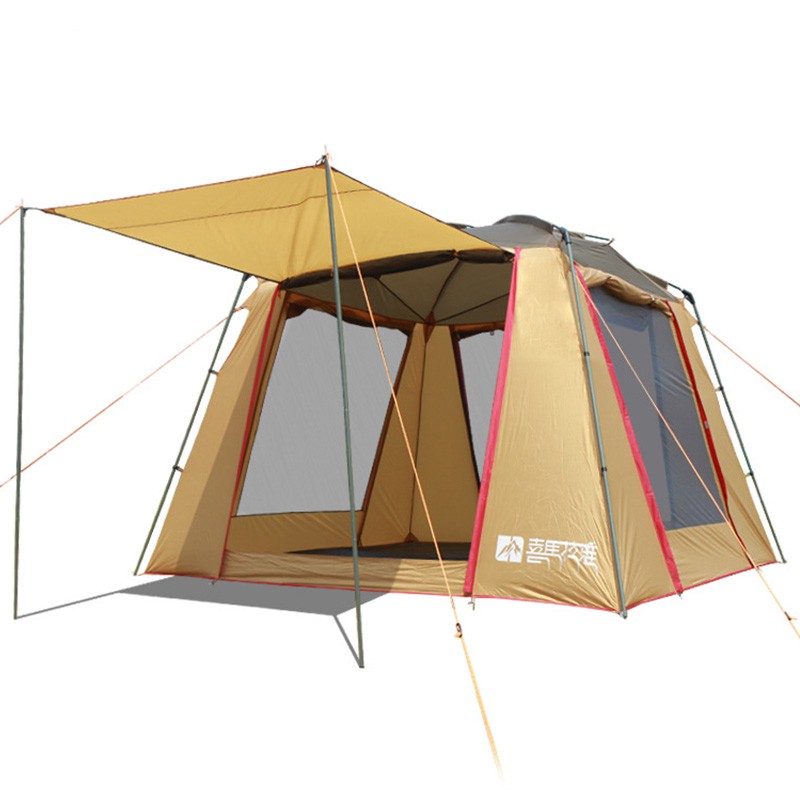 Family Tent 1 Room 5 6 7 Person Camping Outdoor Park Car Trip 4