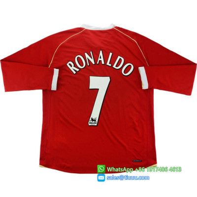 Manchester United 2007 2009 Home Retro Soccer Jerseys