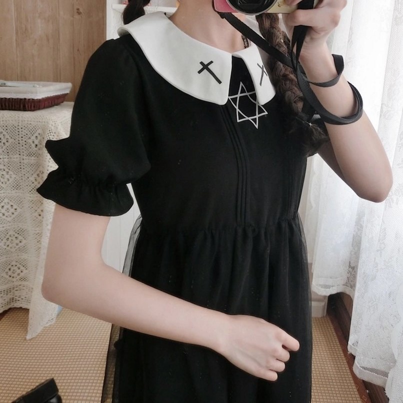 Gothic Lolita Dress Harajuku Cross Cosplay Japanese Soft Sister Female Dress