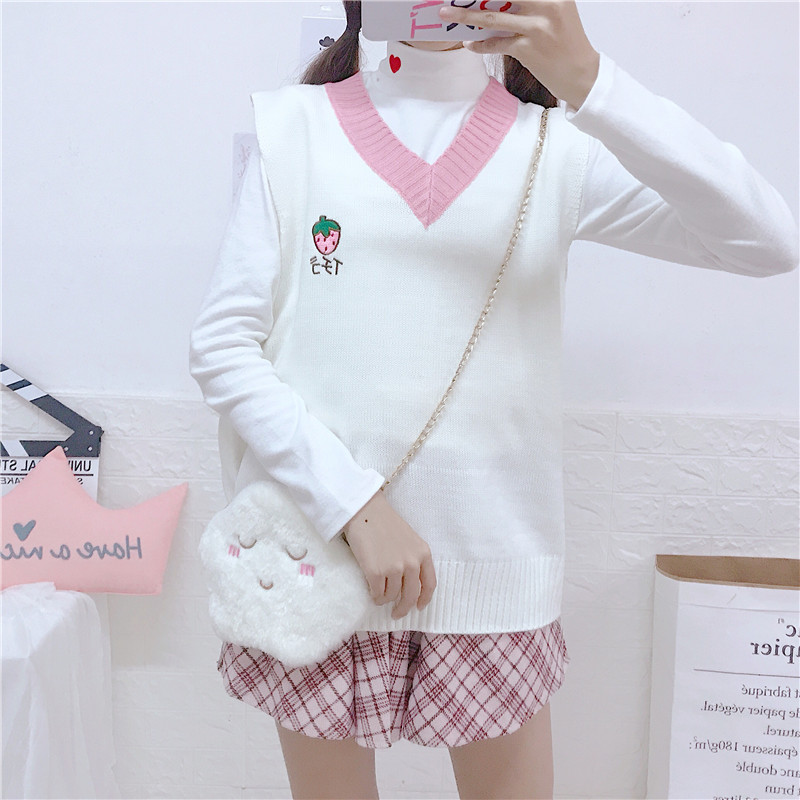 japanese school uniform sweater vest