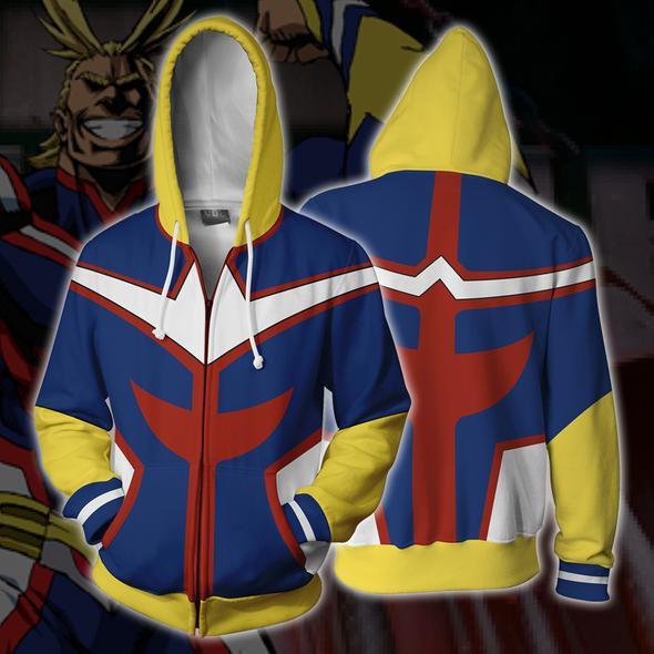 deku all might hoodie