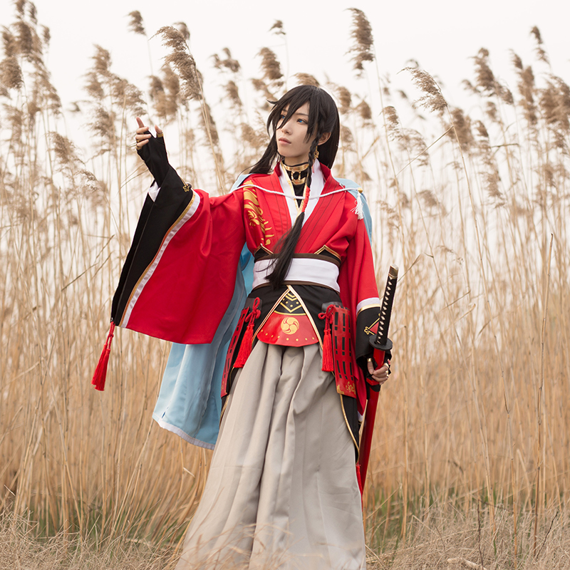 Details about / Touken Ranbu Izuminokami Kanesada Cosplay Costume Kimono Dress Suit Uniform Gown