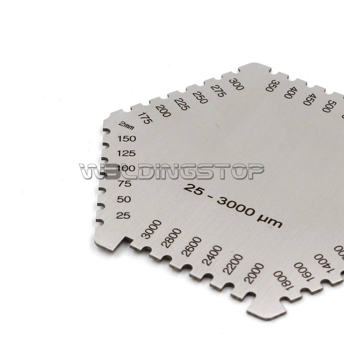 SH-CHEN Thickness Gauges Hexagon Stainless Steel Wet Film Comb 25-3000um Comb Gages Wet Film Thickness Gauge Card Comb Gauge Dimensional Measurement 120mils SH-CHEN Thickness Gauges Hexagon Stainless Steel Wet Film Comb 25-3000um Comb Gages Wet Film Thickness Gauge Card Comb Gauge Dimensional Measurement 120mils