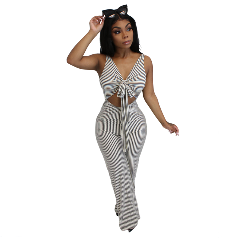cut out front jumpsuit