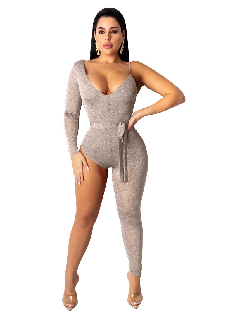 one legged jumpsuit
