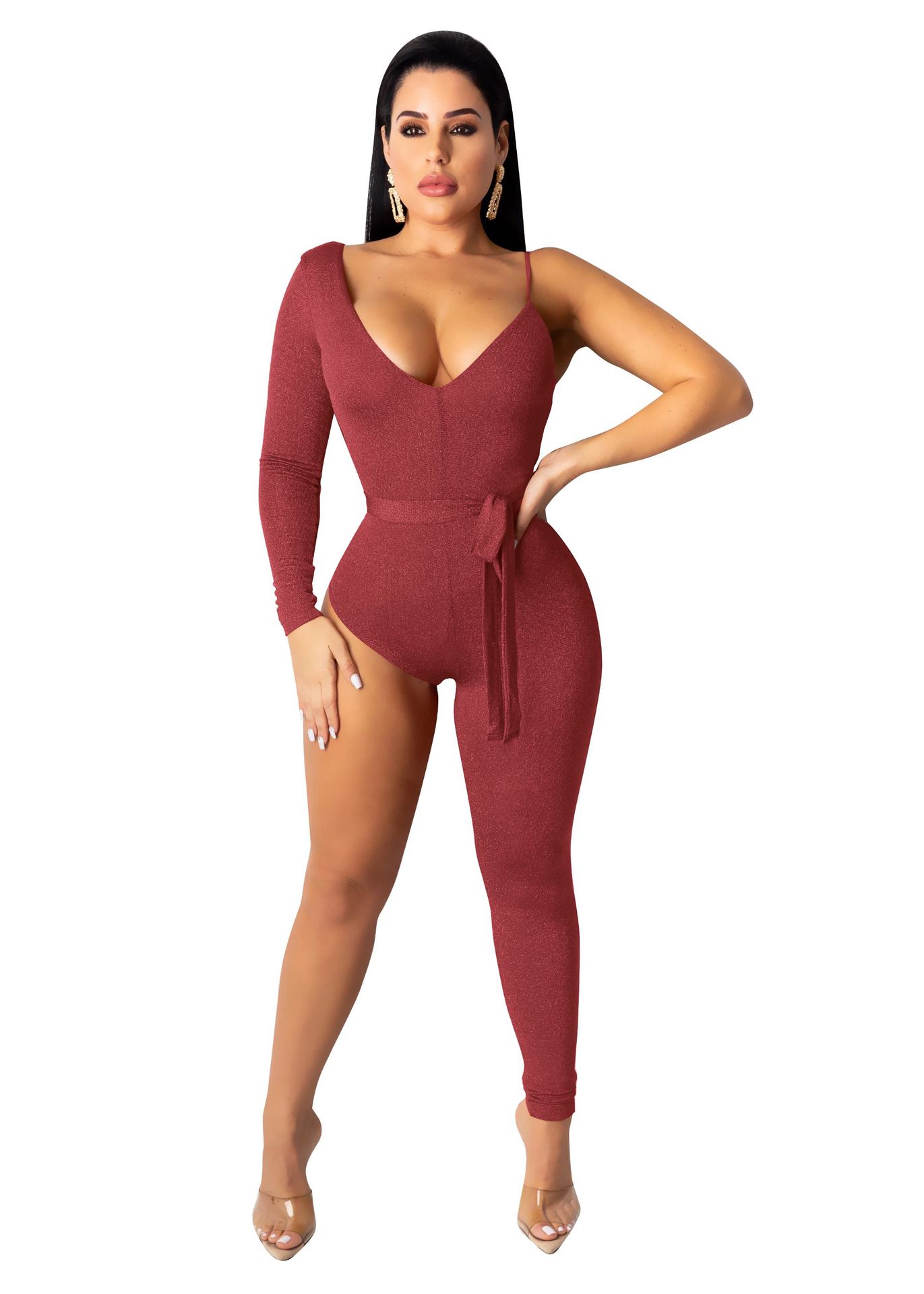 shiny jumpsuit