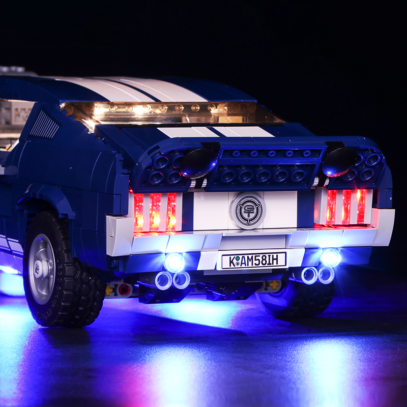 lego mustang lights