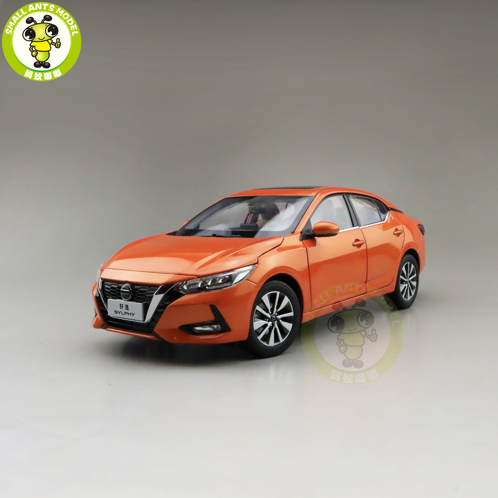 Details about  / 1//18 Scale Nissan SYLPHY 2019 2020 Orange Diecast Car Model Collection Gift