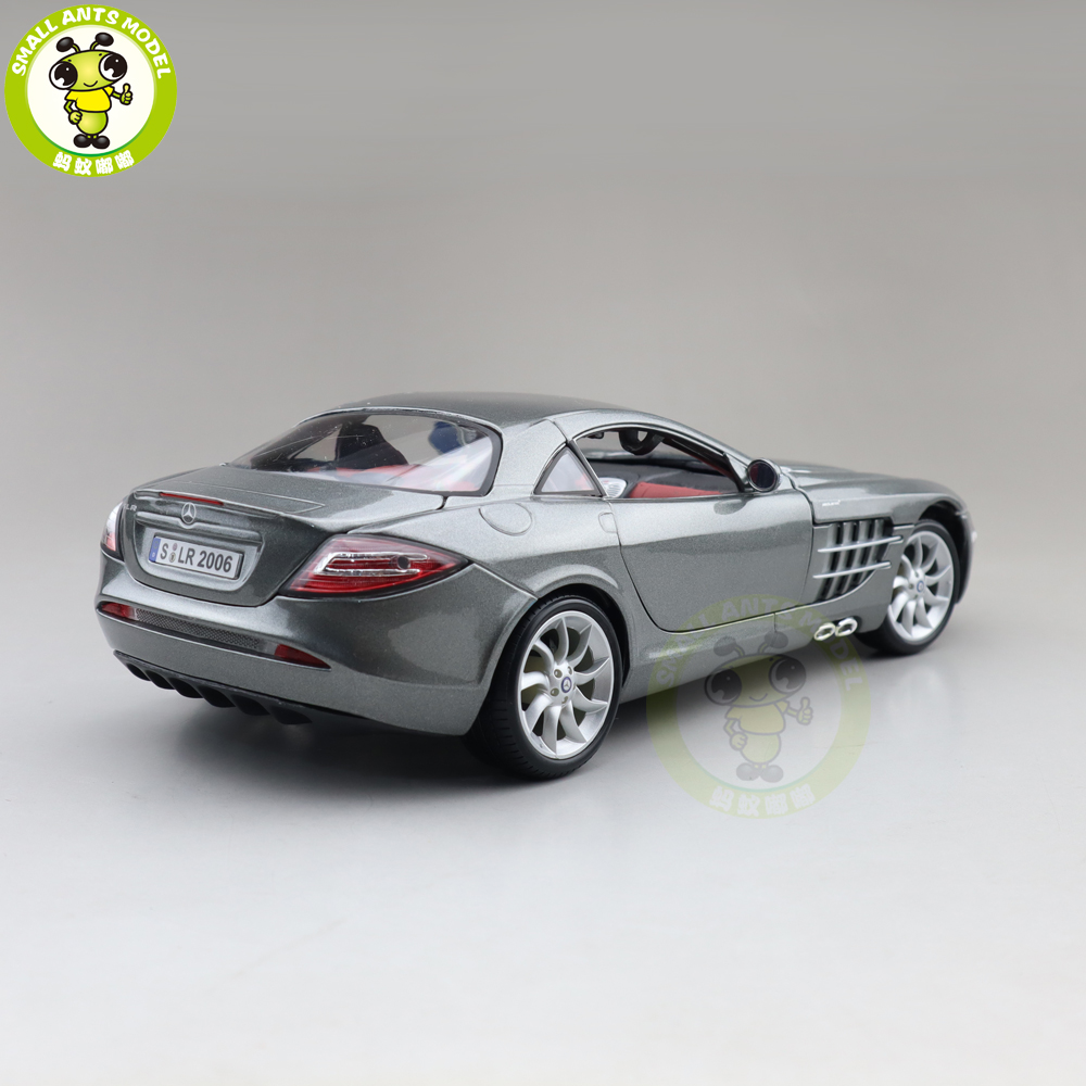 Toys Maisto Mercedes Benz SLR McLaren Ashen Gray 1/18 Diecast Car 36653