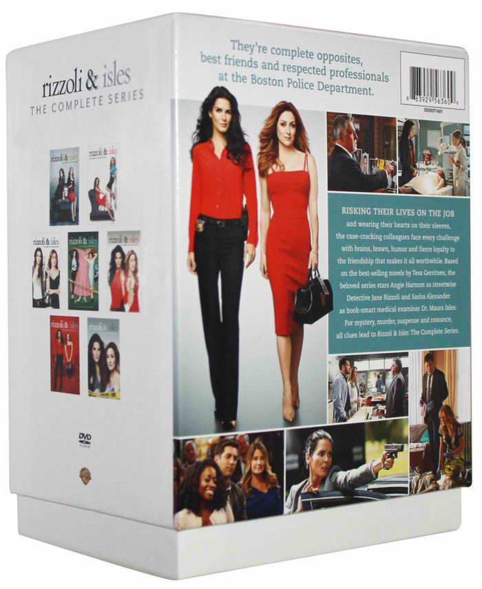 Rizzoli & Isles The Complete Series Seasons 1-7 24 Disc Box Set Free  Shipping