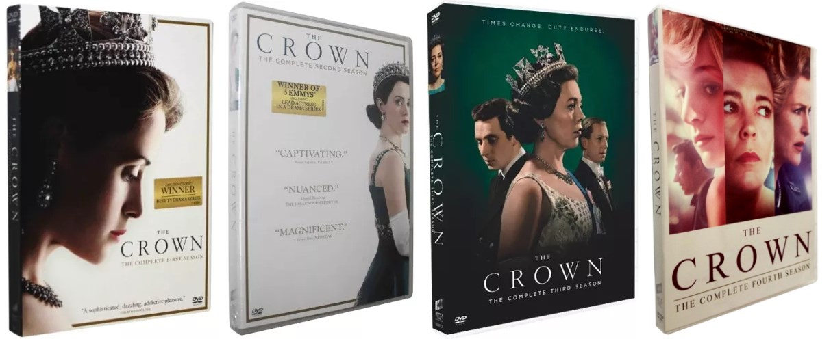 The Crown The Complete Series Seasons 1-4 DVD Box Set 14 Disc Free Shipping