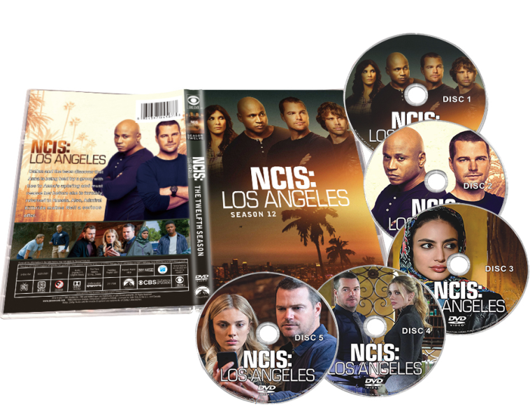 NCIS Los Angeles Season 12 DVD Box Set 5 Disc Free Shipping