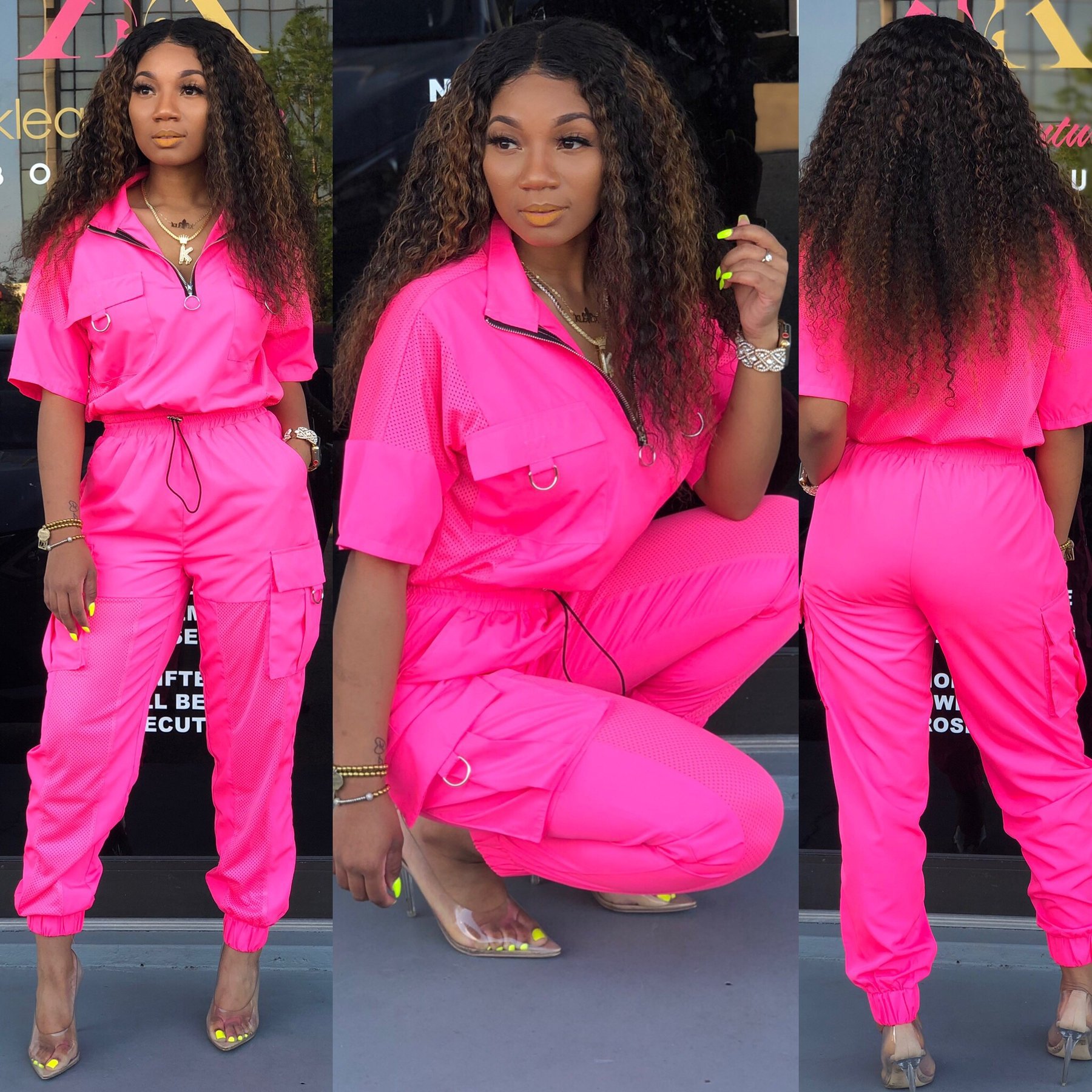 half sleeve tracksuit