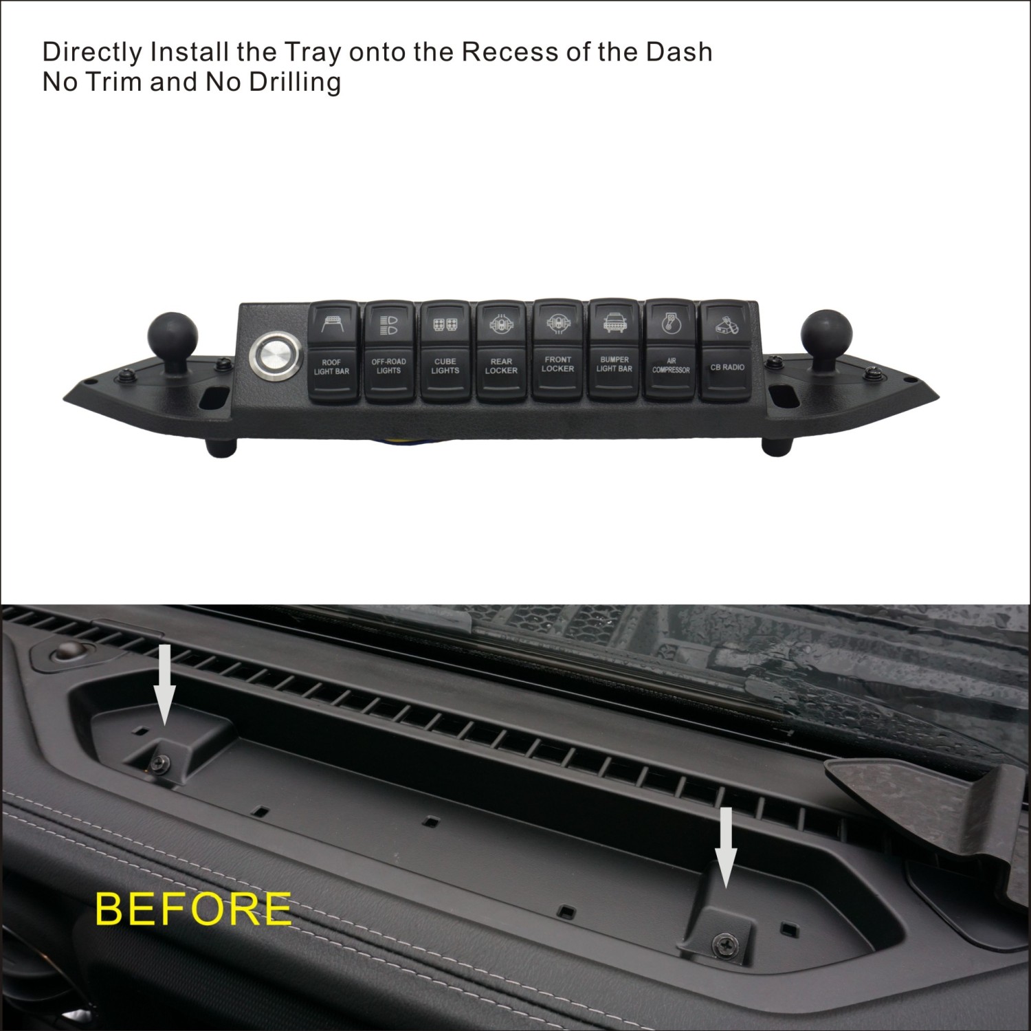 Jeep JL switch panel