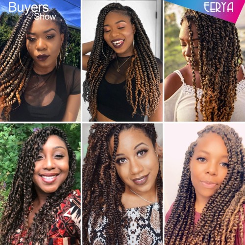 Wallpaper Eerya Passion Twist Hair 18inch Water Wave Crochet Braids For HD