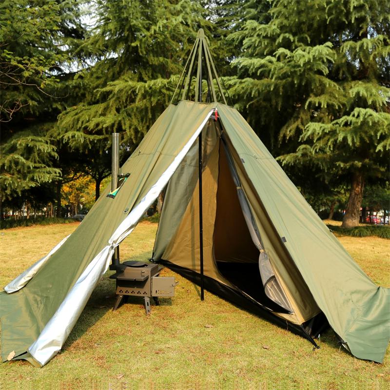 What are hot tents?