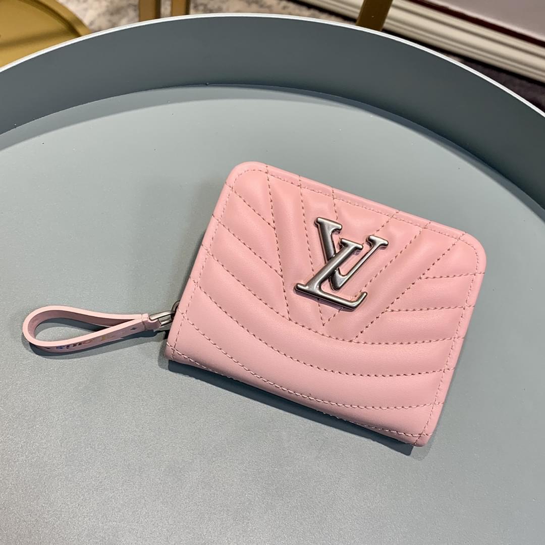 US$ 145 - Louis Vuitton/LV quited zipper snap clamshell double-folding small wallet coin pouch ...