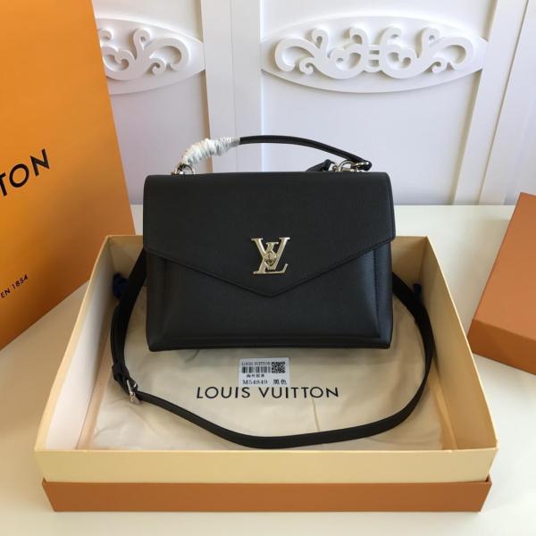 US$ 310 - M53954 Louis Vuitton/LV Mylockme BB sling-chain envelope-style crossbody messenger bag ...