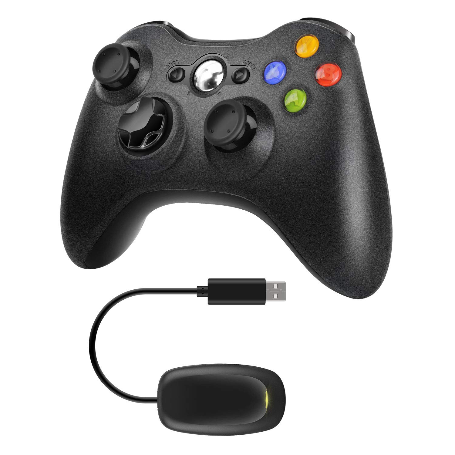 US$ 35.99 - Xbox 360 Wireless Controller 2.4GHZ Gamepad with ReceiverCORN  Dual Vibration Enhanced Game Controller for for Microsoft Xbox & Slim 360 PC  Windows 7,8,10 & PS3 - m.cornbuy.com