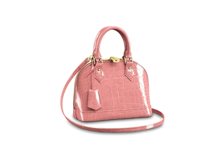 US$ 595 - Louis Vuitton Monogram Empreinte Alma BB Handbag Pink Bag N94271 - www.bagsaleusa.com