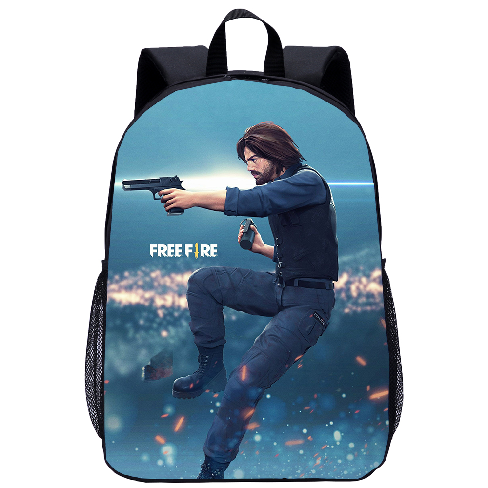 free fire school bag