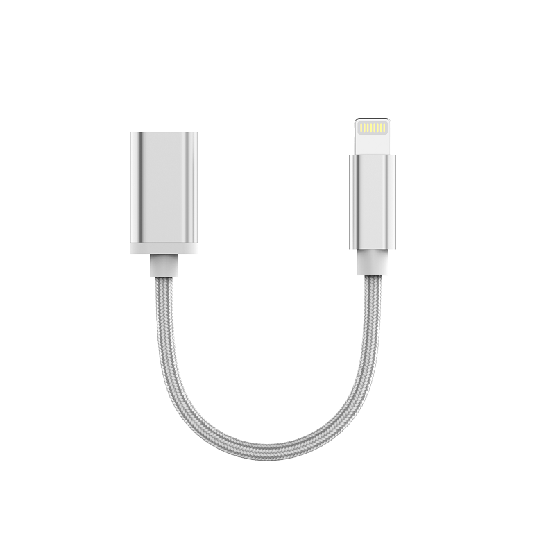 US 11.99 Korllo Lightning Male to TypeC Female OTG Adapter for