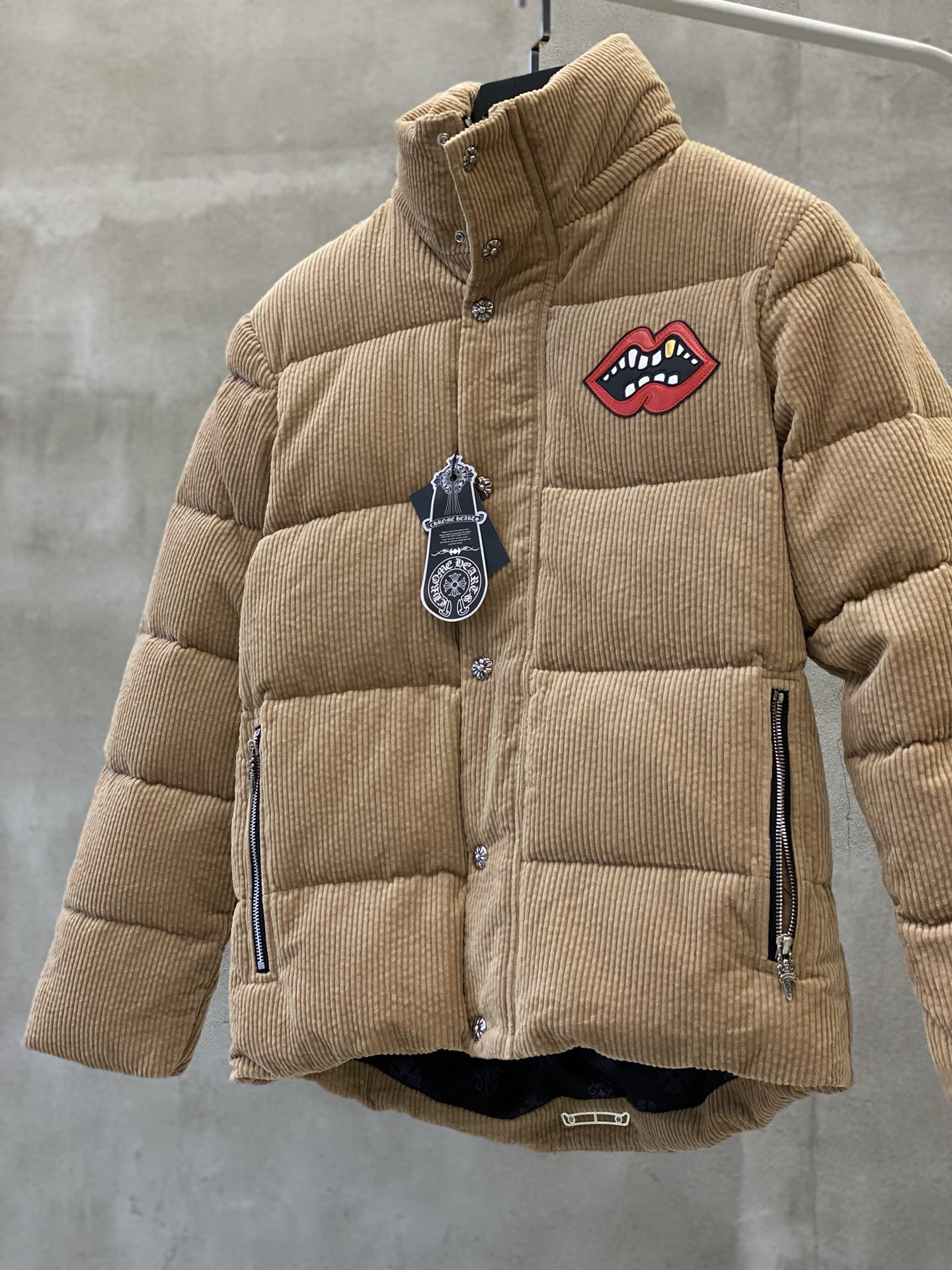 chrome hearts down jacket