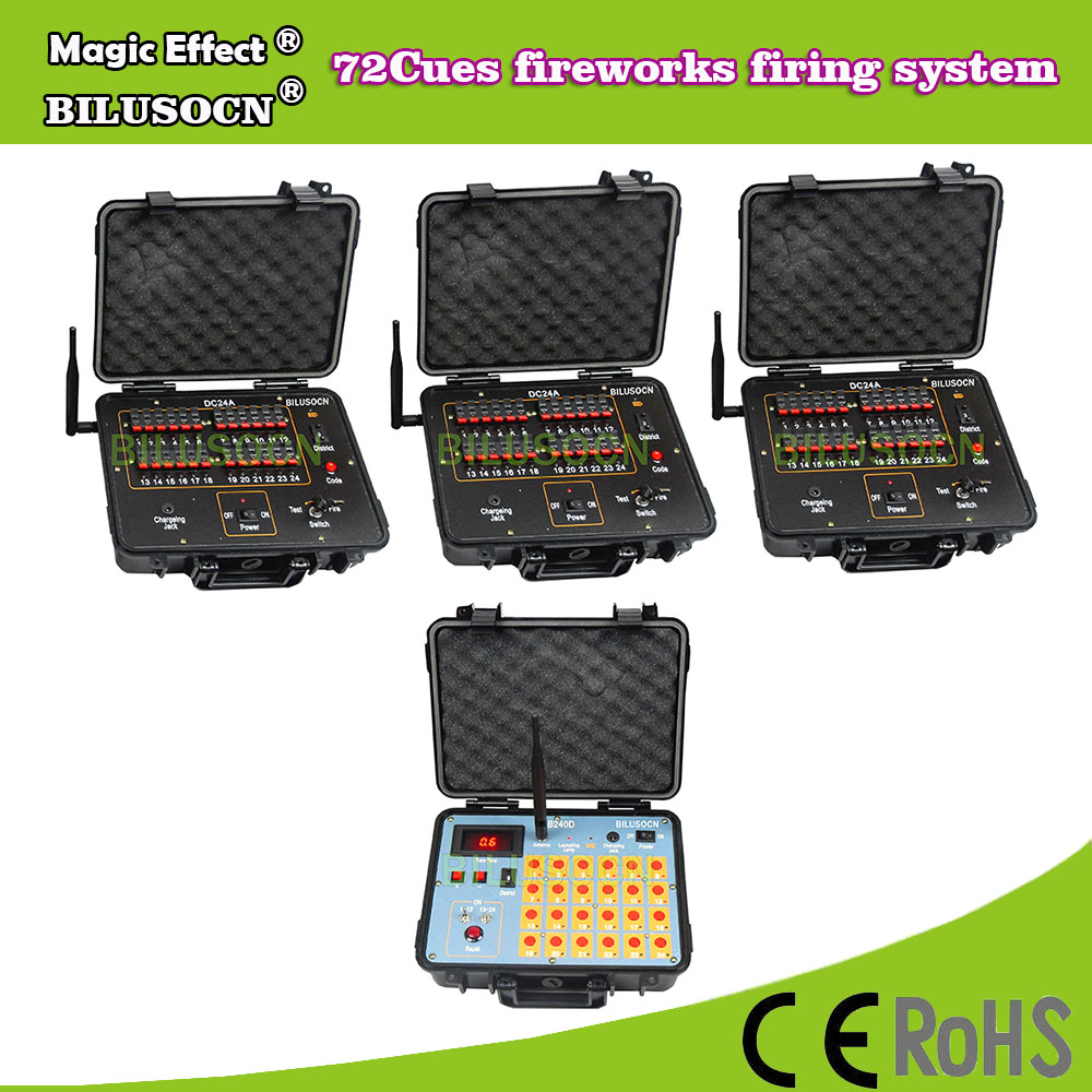 DHL 36 Cues digital remote Fireworks Firing system Electric Wire transmitter lin