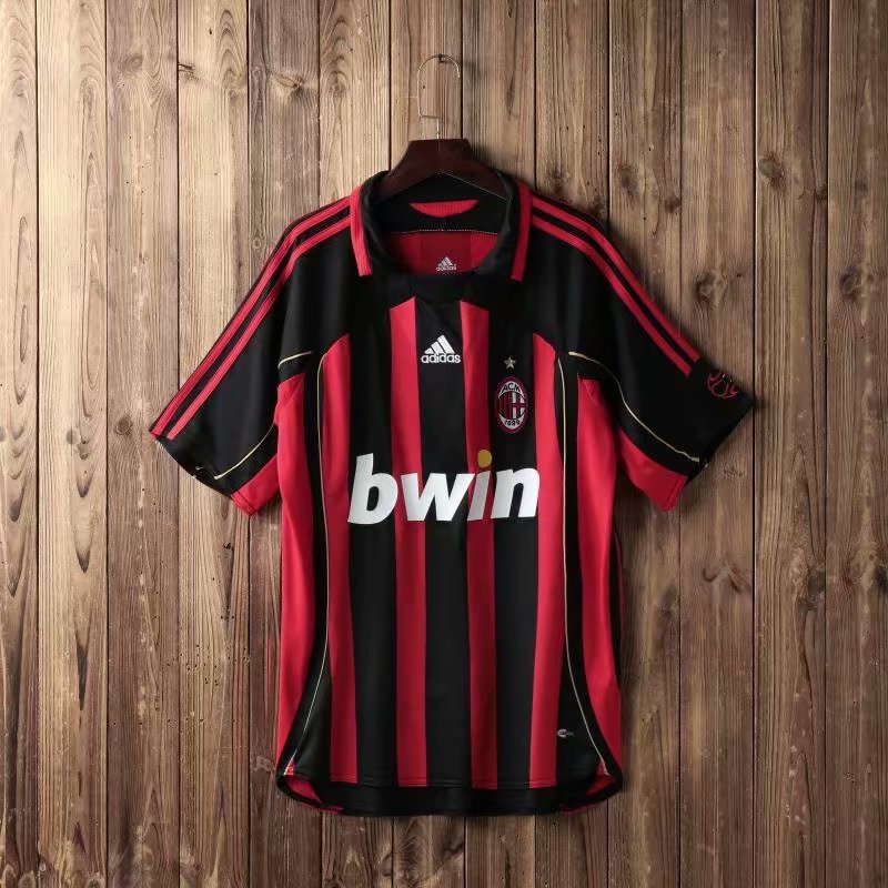 AC Milan Retro Classic 2006/2007 home soccer jerseys by aclotzone