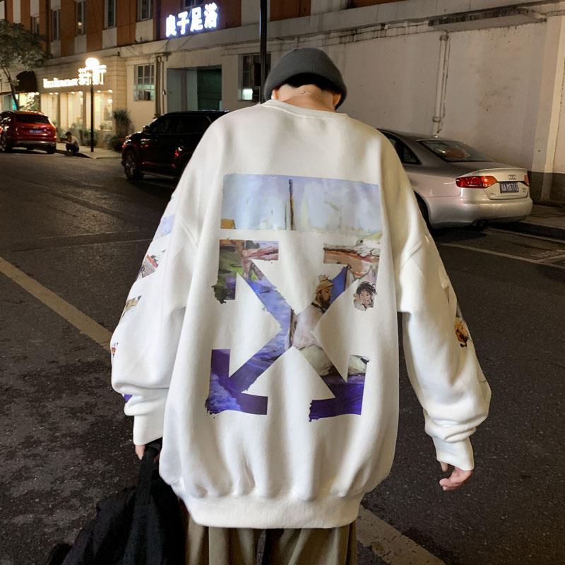 off white monet hoodie