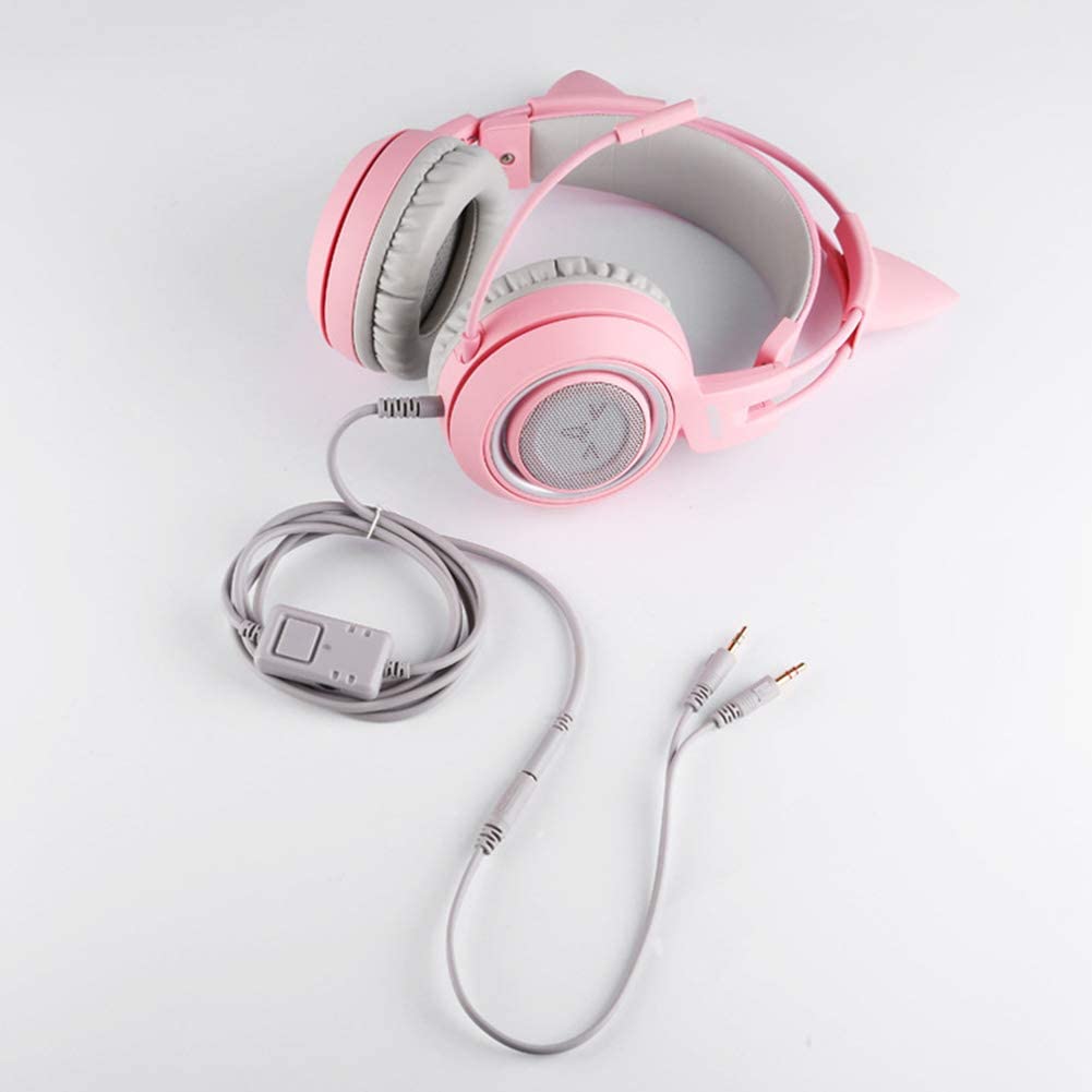 somic g951s pink stereo gaming headset with mic for ps4 xbox one