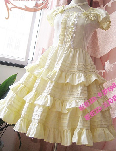 yellow lolita dress