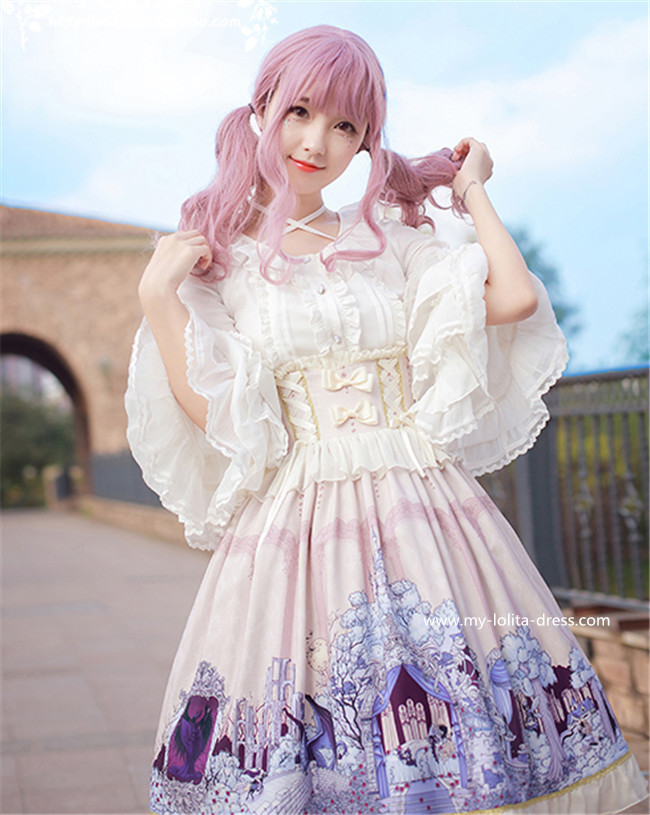 Sleeping Beauty~ Vintage Lolita Hime Sleeves Blouse