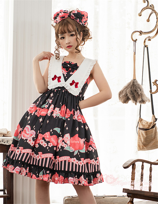 Magic Tea Party ~Peach~ Sweet Dailywear Lolita Jumper