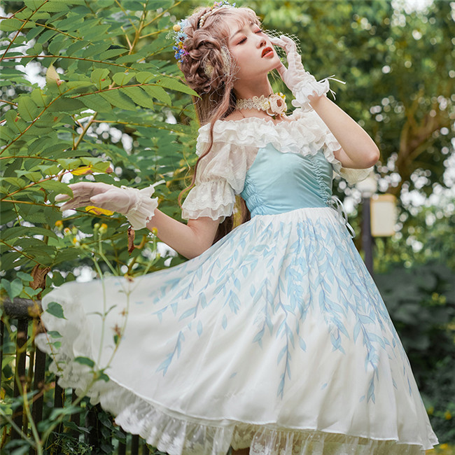 Doris Night Lolita ~The Leaves are flying~ Lolita Jumper -Ready Made