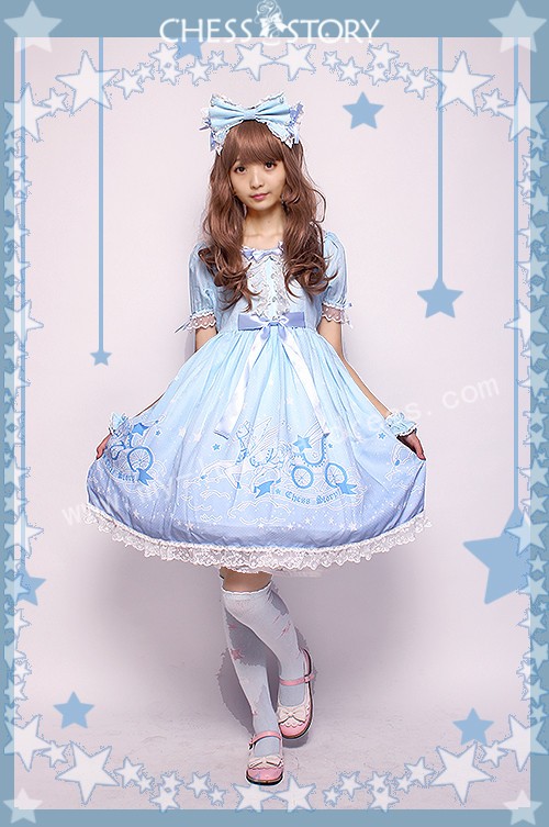 starry lolita dress