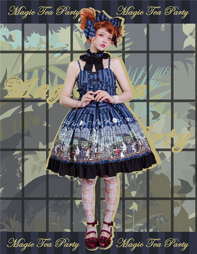 Magic Tea Party ~Garden Restaurant Soft Lolita Jumper -Ready Made