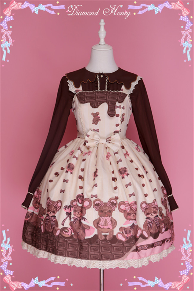Chocolate lolita dress clearance