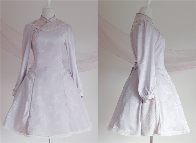 Hole Fairy Guide~ Qi Lolita OP Dress -Ready Made
