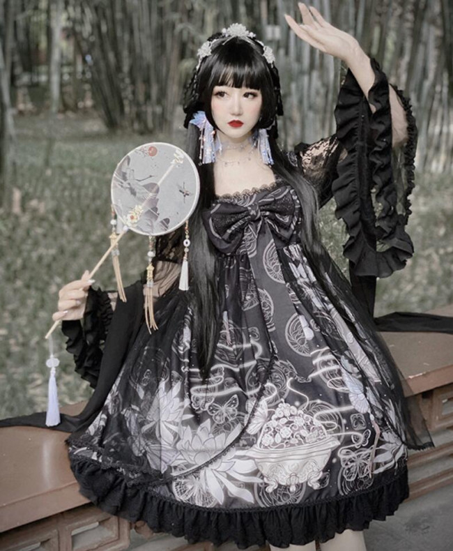 Diamond Honey ~The Butterfly Dream Han Style Lolita OP