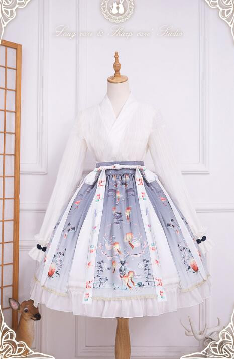 Singing of Deer Series~ Lolita Skirt -Ready Made