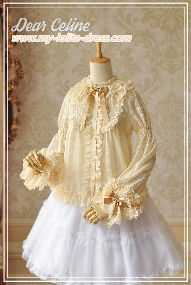 Aisha's Magic Book~ Soft Lolita Blouse -Ready Made