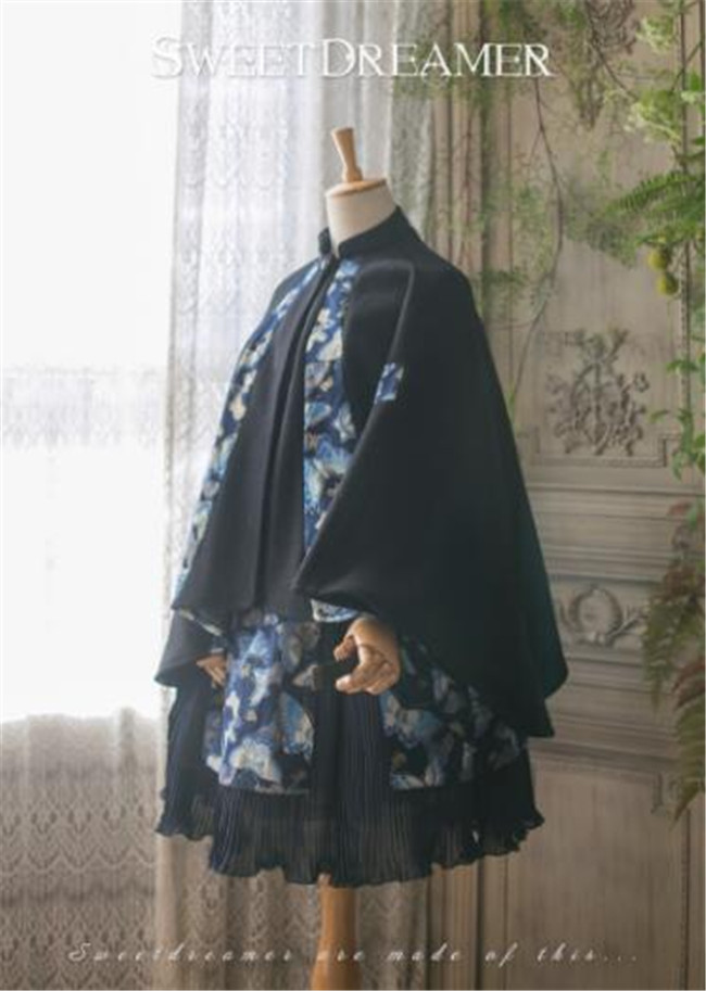 Moon Under The Beauty~ Mink Cashmere Feeling Lolita Cape Coat